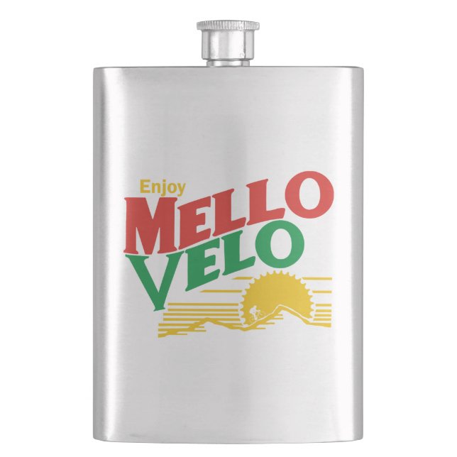 Enjoy Mello Velo Flask (Front)