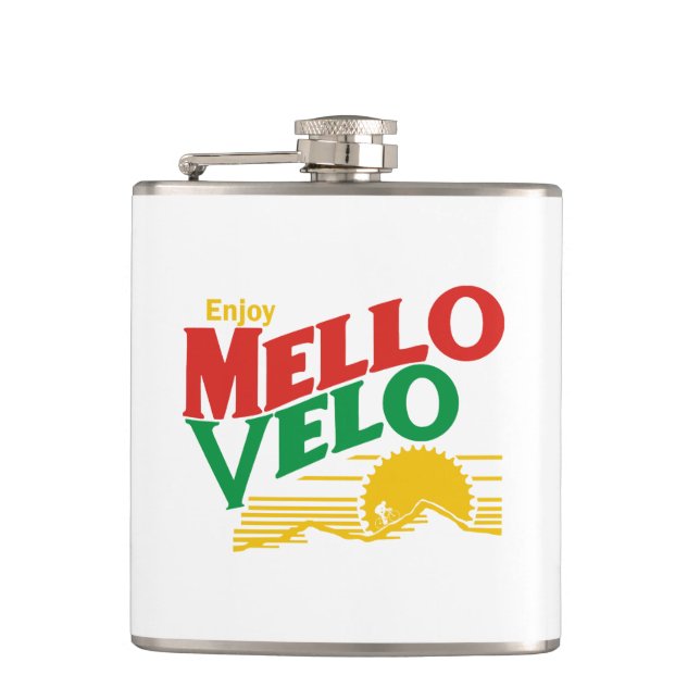 Enjoy Mello Velo Flask (Front)