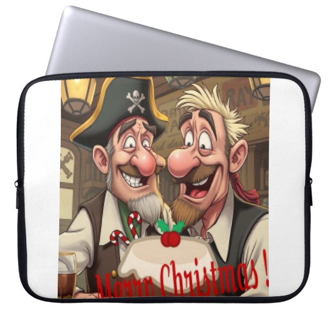 Enjoy merry christmas  laptop sleeve (Front)