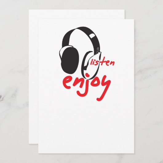 Enjoy music (Front/Back)