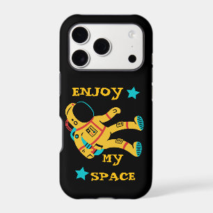 Enjoy My Space Cute Astronaut iPhone Case