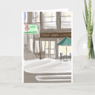 Enjoy New York City! Lexington Candy Shop Holiday Card