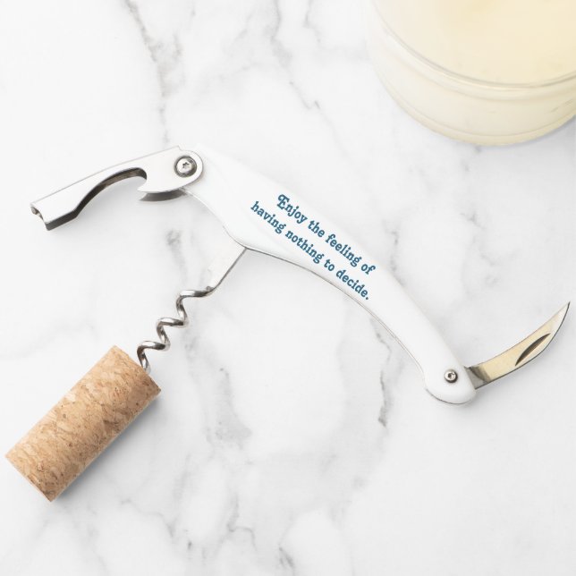 Enjoy quote waiter's corkscrew (Front)