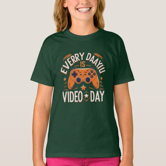 Enjoy Retro Fun This National Video Games Day! T-Shirt (Front)