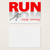 Enjoy running (Front & Back)