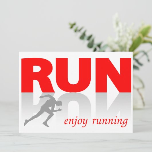 Enjoy running (Standing Front)