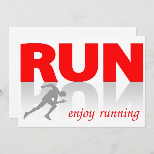 Enjoy running (Front/Back)