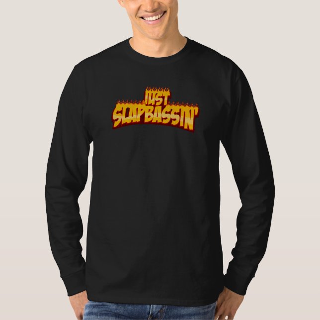 Enjoy Slap Bass Guitar Jam Session Slap That Bass  T-Shirt (Front)