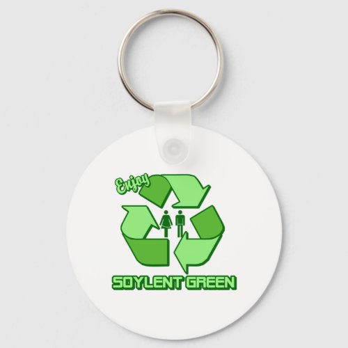 Enjoy Soylent Green Keychain