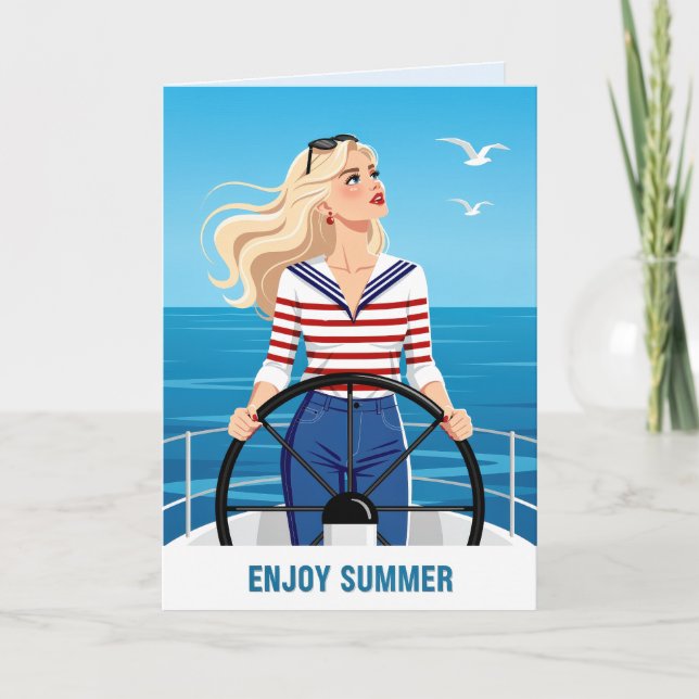 Enjoy Summer Card (Front)