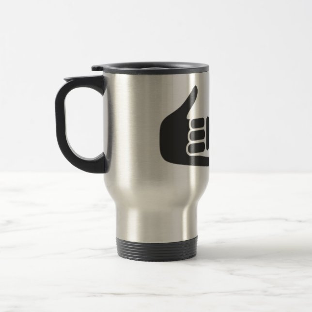 Enjoy T-Shirt Travel Mug (Left)