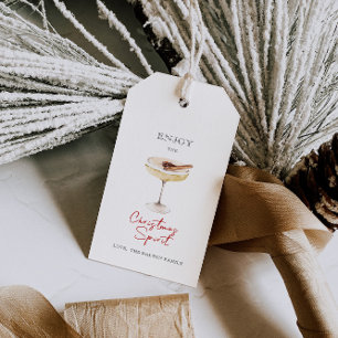 Enjoy the Christmas Spirits Gift Tags