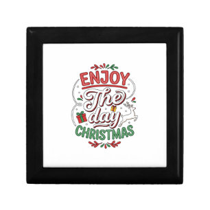 Enjoy The Day Christmas Reindeer Gift Box