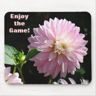Enjoy the Game! mousepad Work Boss Flowers