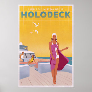 Enjoy the Holodeck Poster