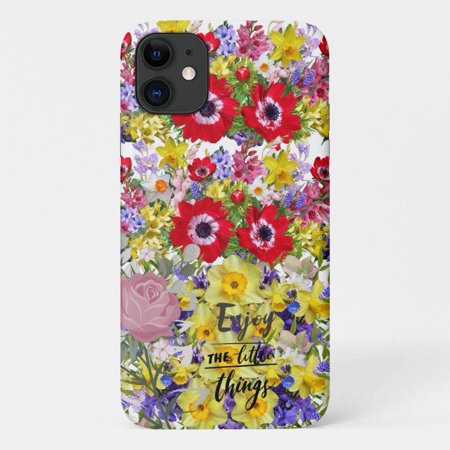 Enjoy the Little flower Springs Case-Mate iPhone Case (Back)