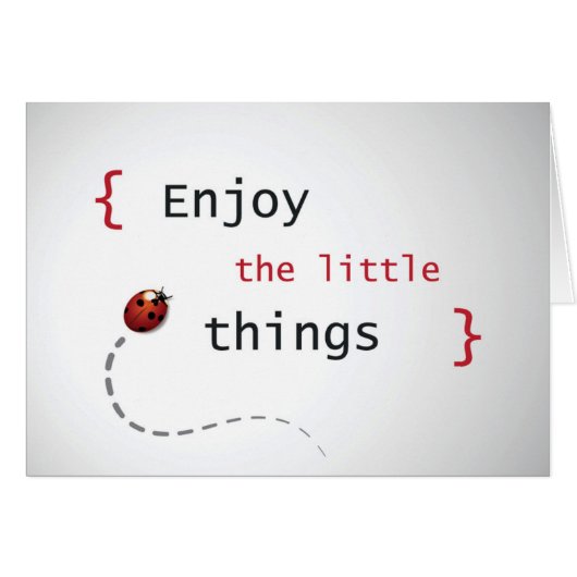 Enjoy The Little Things 2 Cards (Front Horizontal)