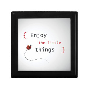 Enjoy The Little Things 2 Jewelry Box