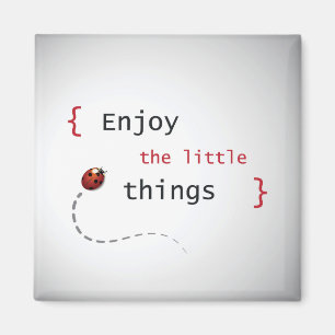 Enjoy The Little Things 2 Magnet