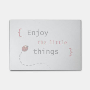 Enjoy The Little Things 2 Post-it Notes