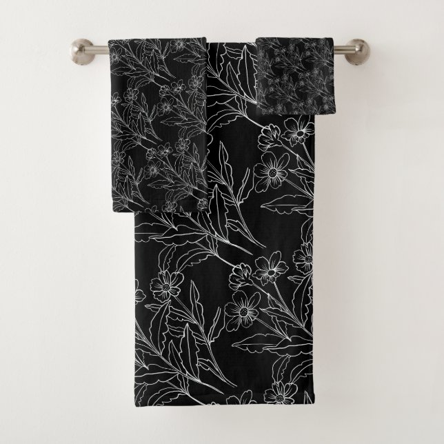 Enjoy the Little Things flowers Bath Towel Set (Insitu)