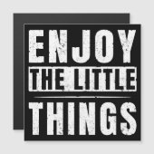Enjoy The Little Things inspirational quotes (Front/Back)