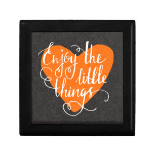 Enjoy The Little Things Keepsake Box