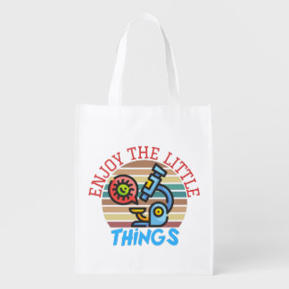 ENJOY THE LITTLE THINGS - LABLIFE GROCERY BAG