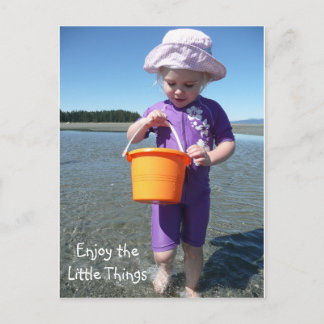 Enjoy the Little Things Postcard