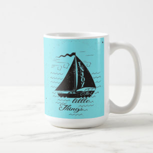 Enjoy The Little Things Poster Coffee Mug