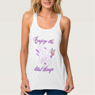 Enjoy the little things tank top