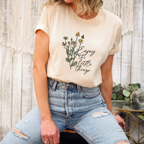 Enjoy The Little Things Wildflower Daisy Unisex T_Shirt