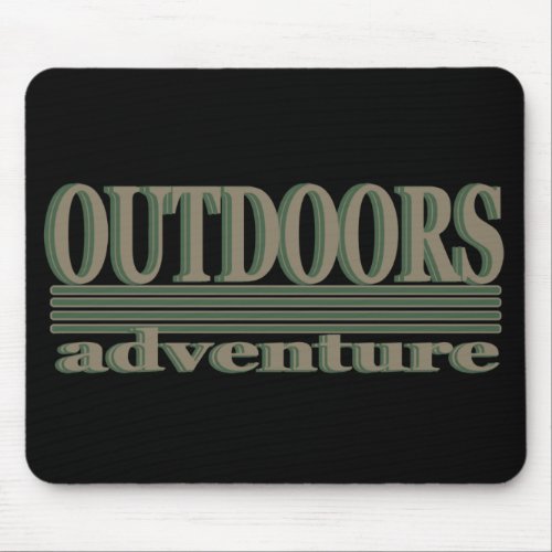 Enjoy the outdoor hiking hikers hike mouse pad