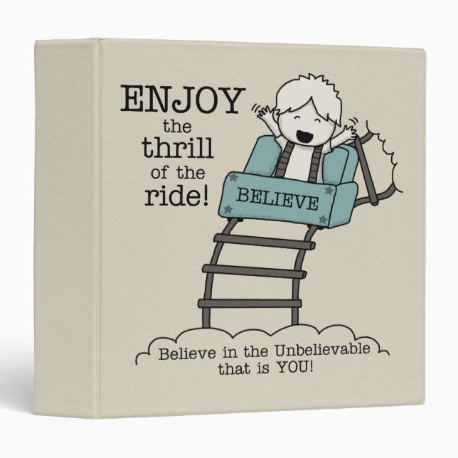Enjoy the Ride 3 Ring Binder (Front/Spine)