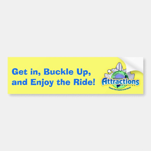 Enjoy the Ride! Bumper Sticker (Front)