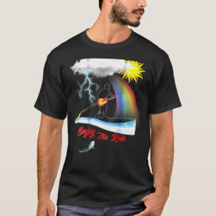 Enjoy The Ride Fun Outdoors Paddle Board Surf T-Shirt