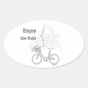 Enjoy the Ride: Minimalist DAILYMIEN Sticker