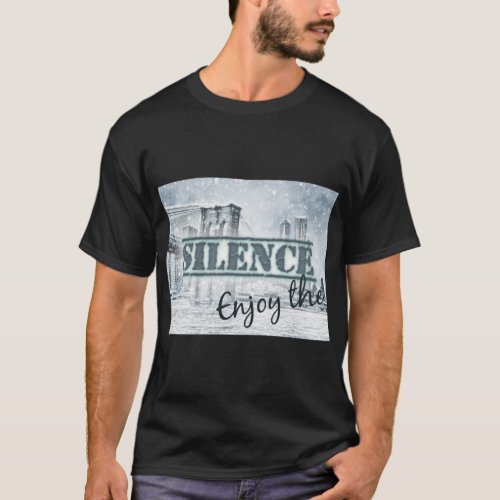 Enjoy the Silence V_ Neck  T_Shirt