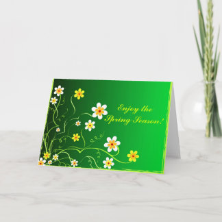 Enjoy the Spring Season! - Card