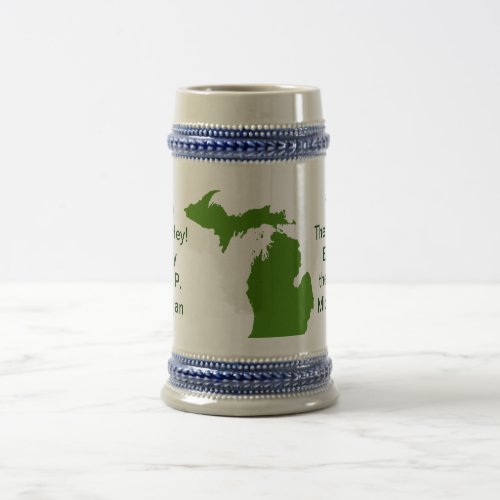 Enjoy the UP Michigan with Da Yoopers Beer Stein