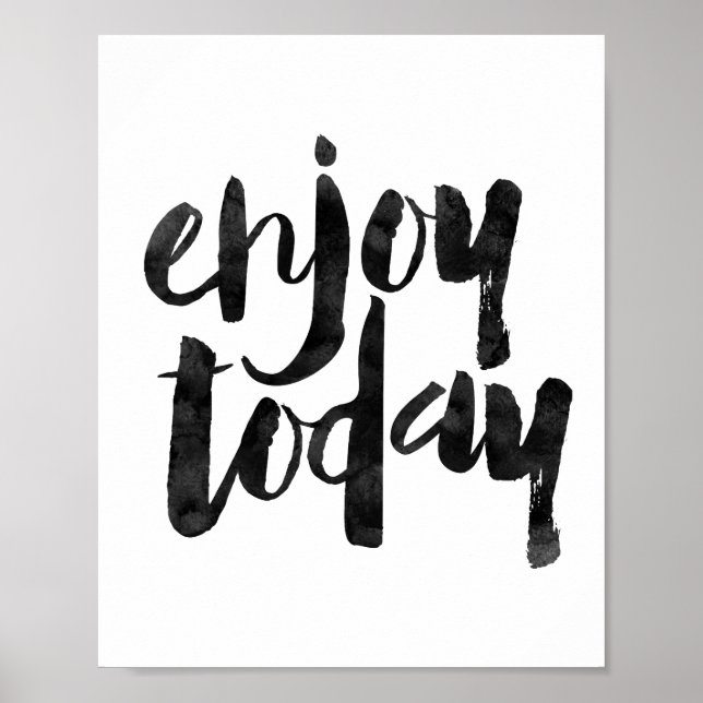 Enjoy Today Poster (Front)