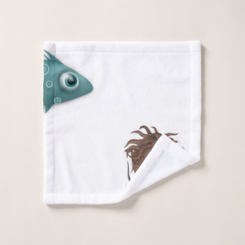 Enjoy your Bath w Mermaid Bath Towel Set