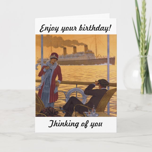 Enjoy your birthday card (Front)