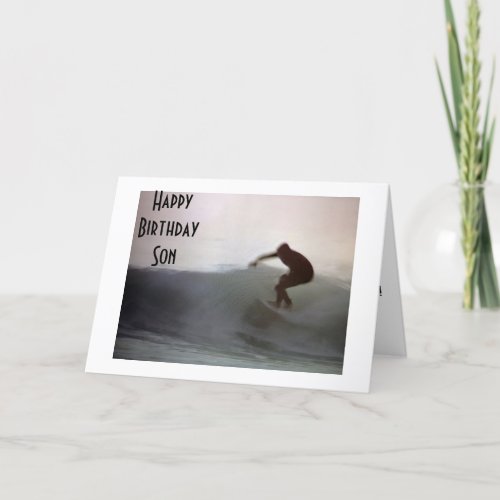 ENJOY YOUR BIRTHDAY SON CARD