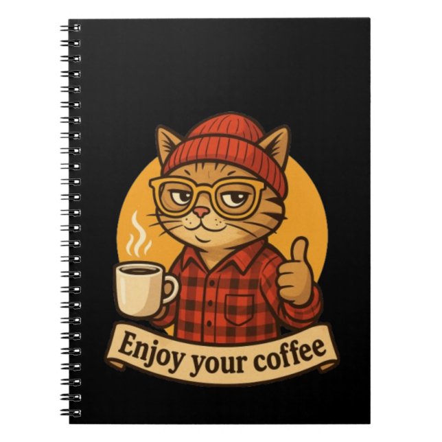 Enjoy Your Coffee Notebook (Front)