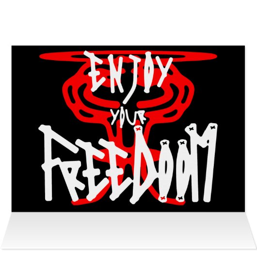 Enjoy your FreeDoom Cards (Inside Horizontal (Top))