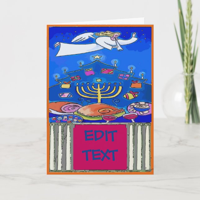 Enjoy Your Holiday, Holiday Card (Front)