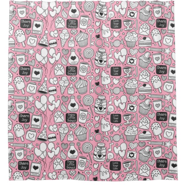 Enjoy Your Life Curtain (Front)