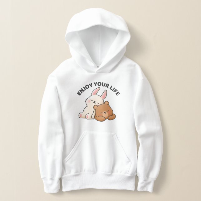 Enjoy your life hoodie (Laydown)