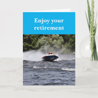 Enjoy your retirement. card